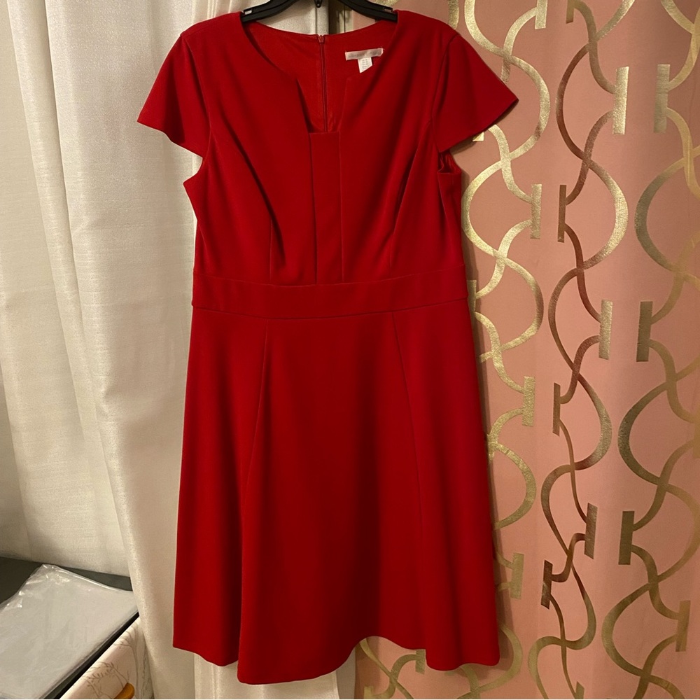 London Times Holiday Red Dress